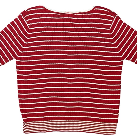 White Stag red and white stripped sweater - Picture 7 of 10